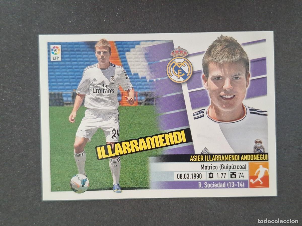 Cromos de f&uacute;tbol: L5 ILLARRAMENDI REAL MADRID FICHAJE 21 LIGA ESTE 2013 2014 13 14 NUNCA PEGADO SIN PEGAR