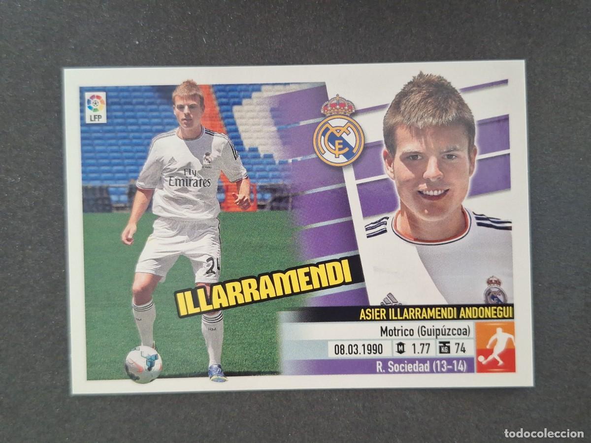 Cromos de f&uacute;tbol: L5 ILLARRAMENDI REAL MADRID FICHAJE 21 LIGA ESTE 2013 2014 13 14 NUNCA PEGADO SIN PEGAR