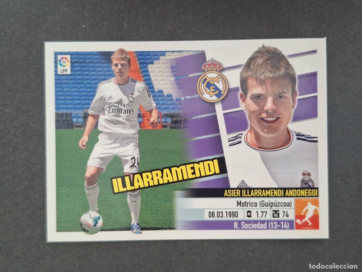 Cromos de f&uacute;tbol: L5 ILLARRAMENDI REAL MADRID FICHAJE 21 LIGA ESTE 2013 2014 13 14 NUNCA PEGADO SIN PEGAR