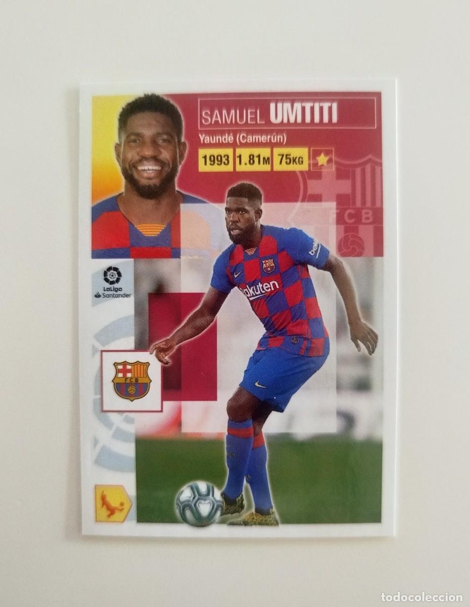 Cromos de f&uacute;tbol: Umtiti 8 SIN PEGAR NUNCA PEGADO FC Barcelona Liga Ediciones Este 20 21 / 2020 2021