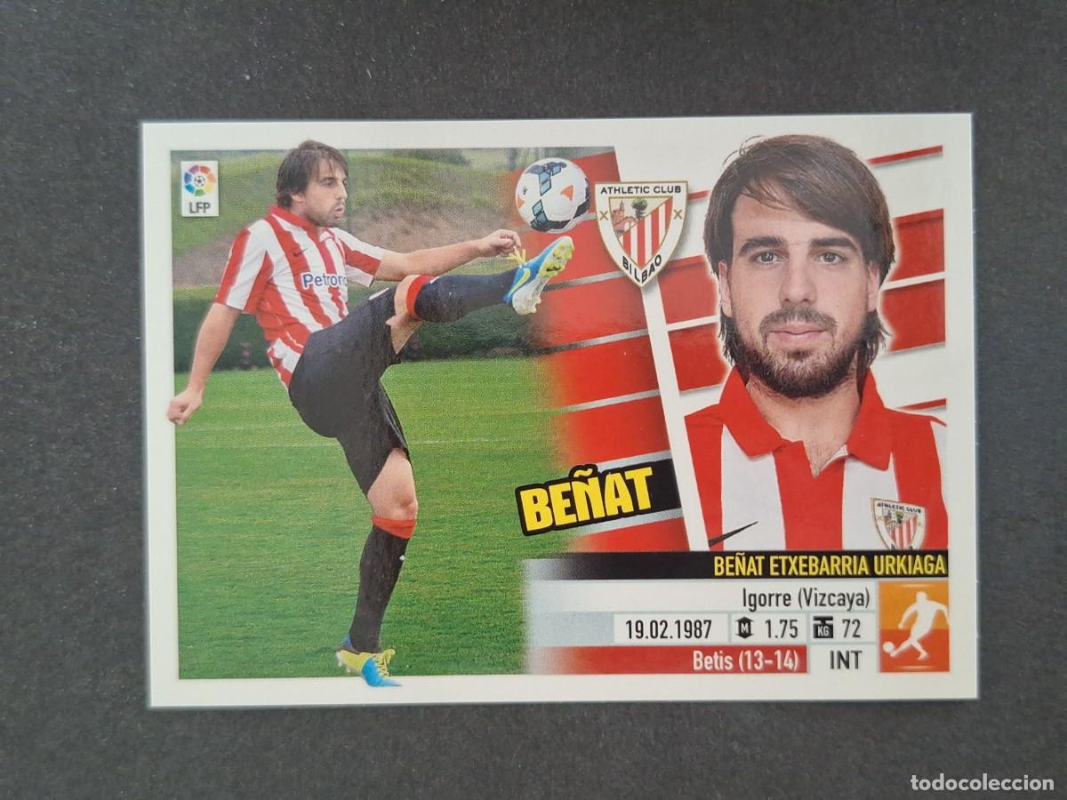 Figurine di Calcio: L5 BE&Ntilde;AT ATHLETIC CLUB DE BILBAO FICHAJE 24 LIGA ESTE 2013 2014 13 14 NUNCA PEGADO SIN PEGAR