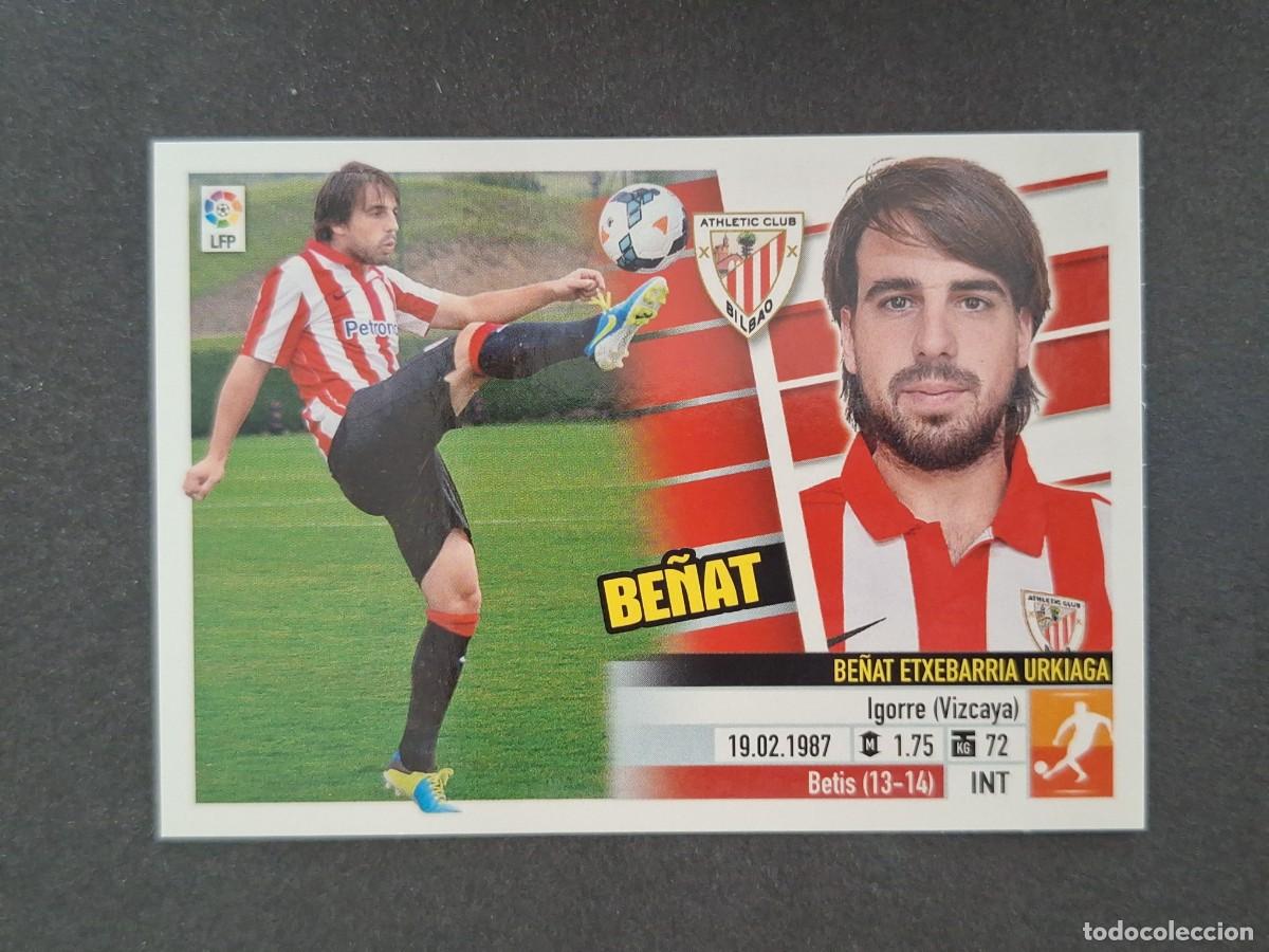 Figurine di Calcio: L5 BE&Ntilde;AT ATHLETIC CLUB DE BILBAO FICHAJE 24 LIGA ESTE 2013 2014 13 14 NUNCA PEGADO SIN PEGAR
