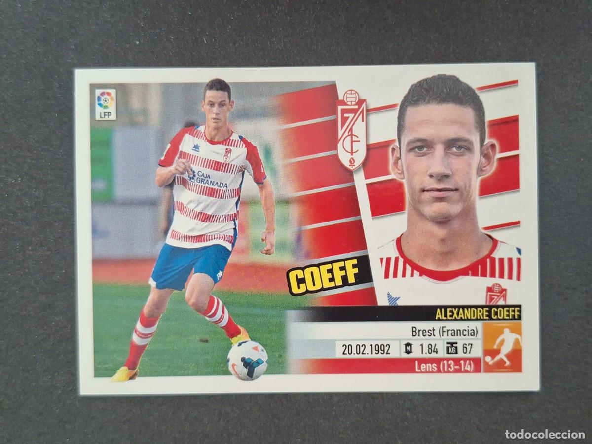 Figurine di Calcio: L5 COEFF GRANADA C. F. FICHAJE 27 LIGA ESTE 2013 2014 13 14 NUNCA PEGADO SIN PEGAR