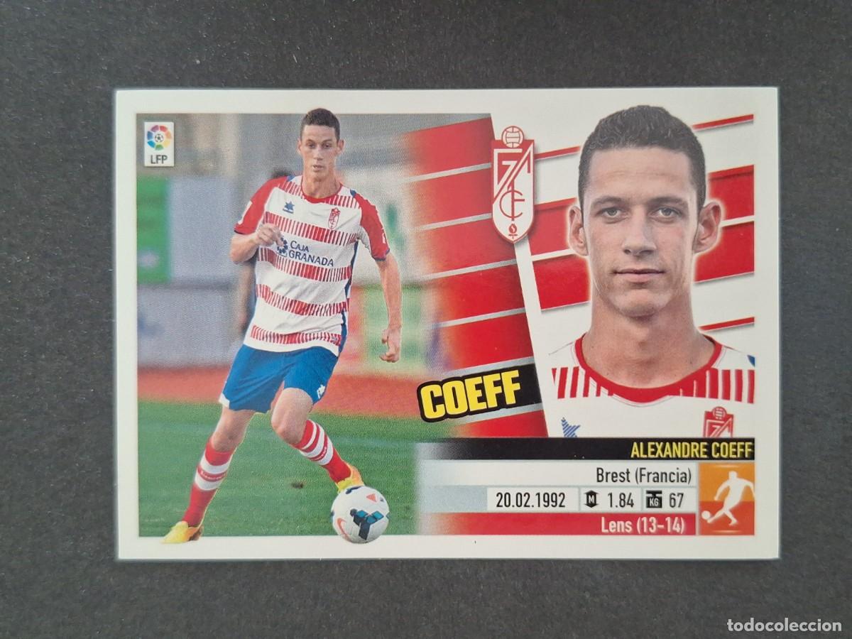 Figurine di Calcio: L5 COEFF GRANADA C. F. FICHAJE 27 LIGA ESTE 2013 2014 13 14 NUNCA PEGADO SIN PEGAR