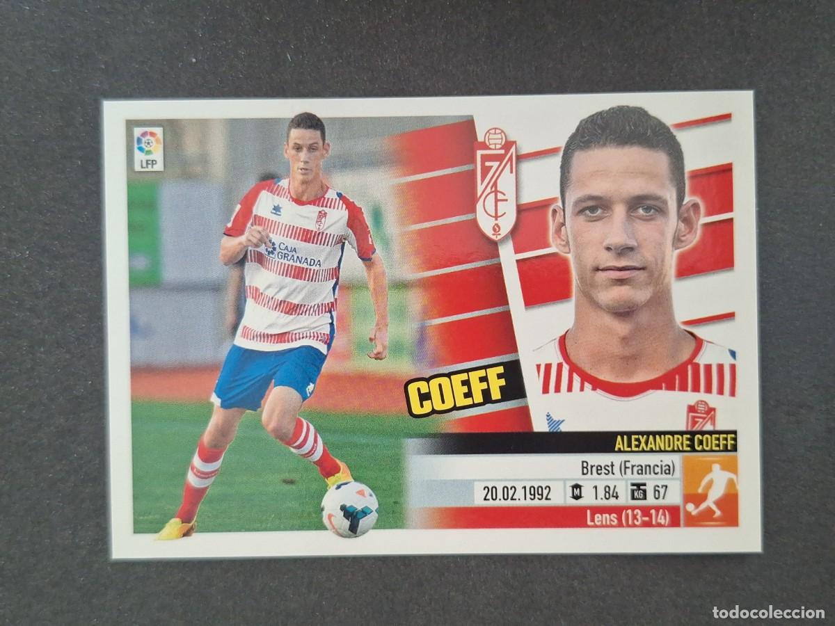Figurine di Calcio: L5 COEFF GRANADA C. F. FICHAJE 27 LIGA ESTE 2013 2014 13 14 NUNCA PEGADO SIN PEGAR