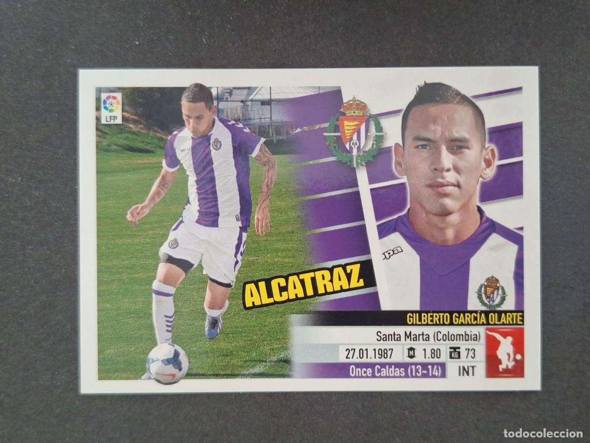 Fu&szlig;ball-Sticker: L5 ALCATRAZ REAL VALLADOLID FICHAJE 28 LIGA ESTE 2013 2014 13 14 NUNCA PEGADO SIN PEGAR
