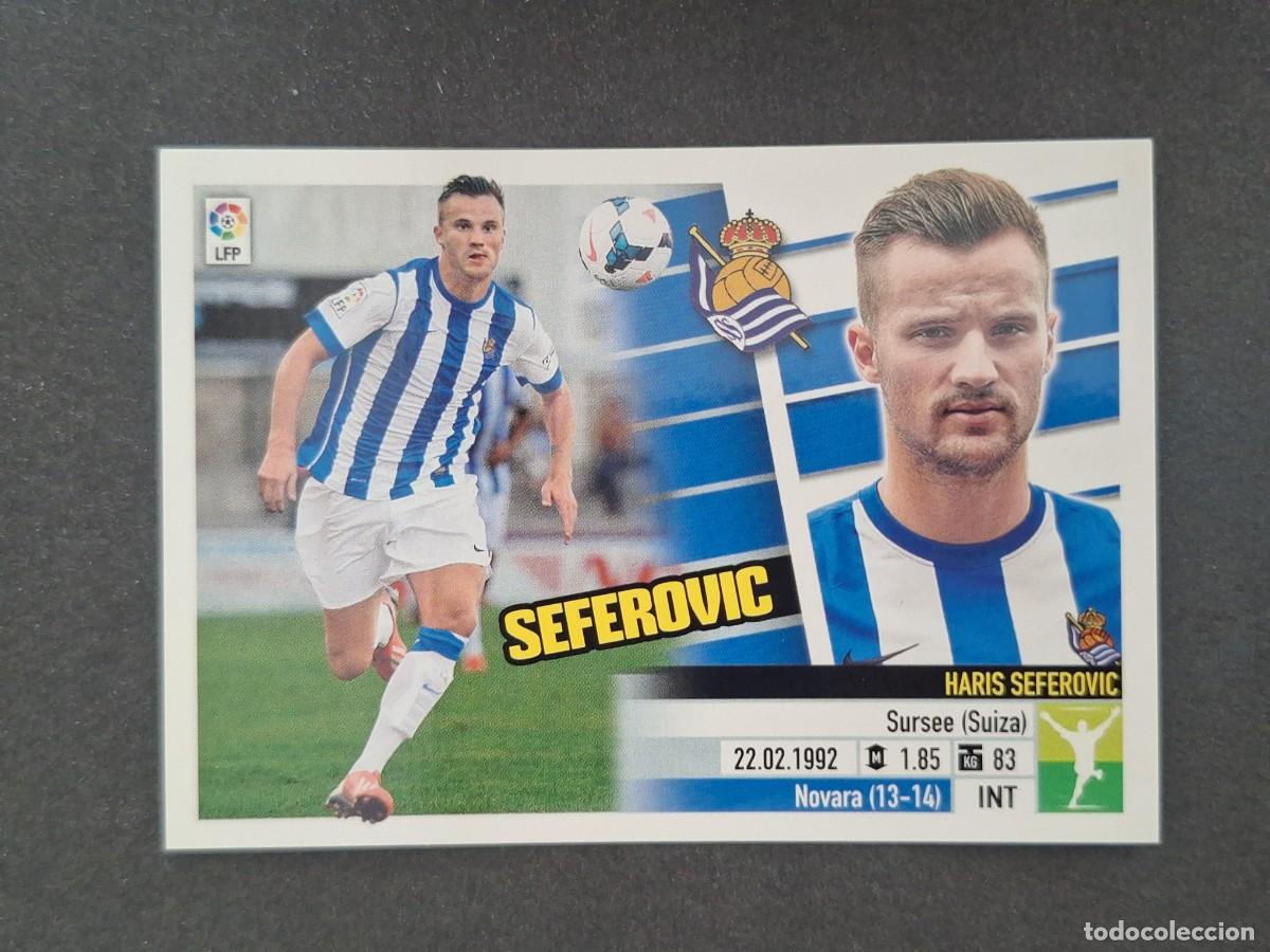 Cromos de f&uacute;tbol: L5 SEFEROVIC REAL SOCIEDAD FICHAJE 33 LIGA ESTE 2013 2014 13 14 NUNCA PEGADO SIN PEGAR