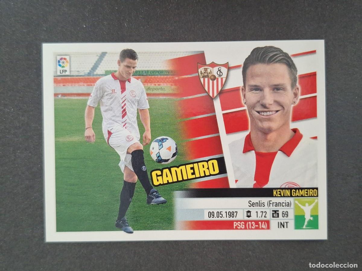 Cromos de f&uacute;tbol: L5 GAMEIRO SEVILLA F. C. FICHAJE 38 LIGA ESTE 2013 2014 13 14 NUNCA PEGADO SIN PEGAR