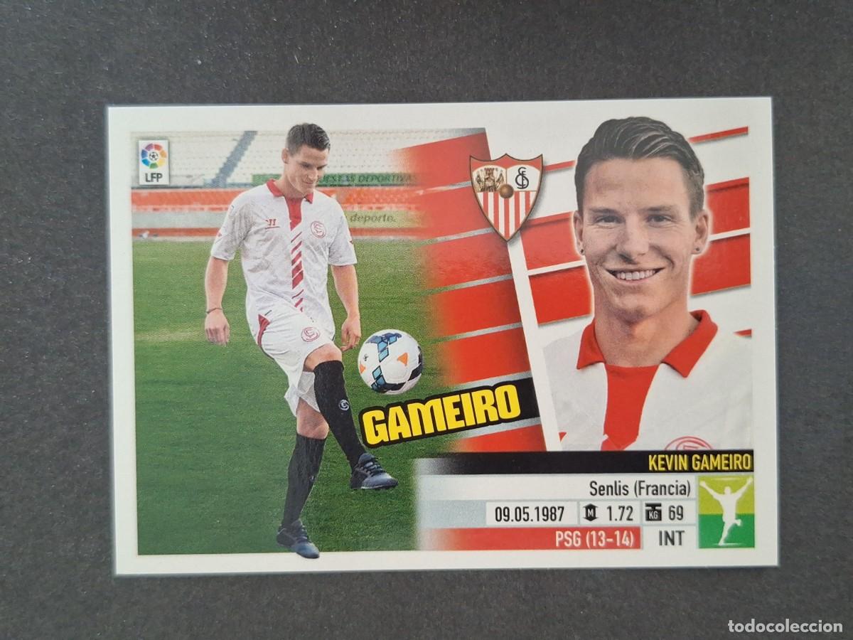 Cromos de f&uacute;tbol: L5 GAMEIRO SEVILLA F. C. FICHAJE 38 LIGA ESTE 2013 2014 13 14 NUNCA PEGADO SIN PEGAR