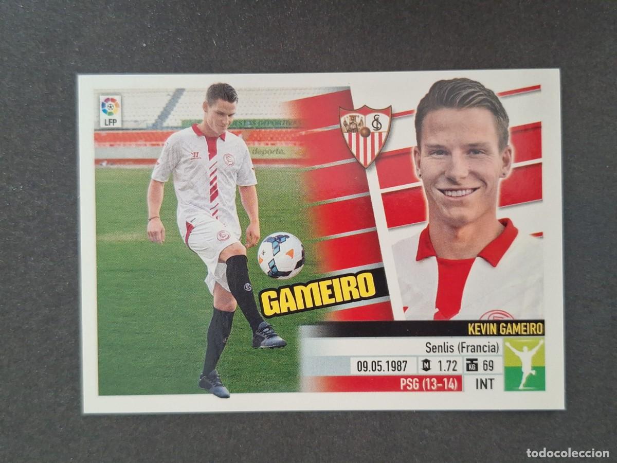 Cromos de f&uacute;tbol: L5 GAMEIRO SEVILLA F. C. FICHAJE 38 LIGA ESTE 2013 2014 13 14 NUNCA PEGADO SIN PEGAR