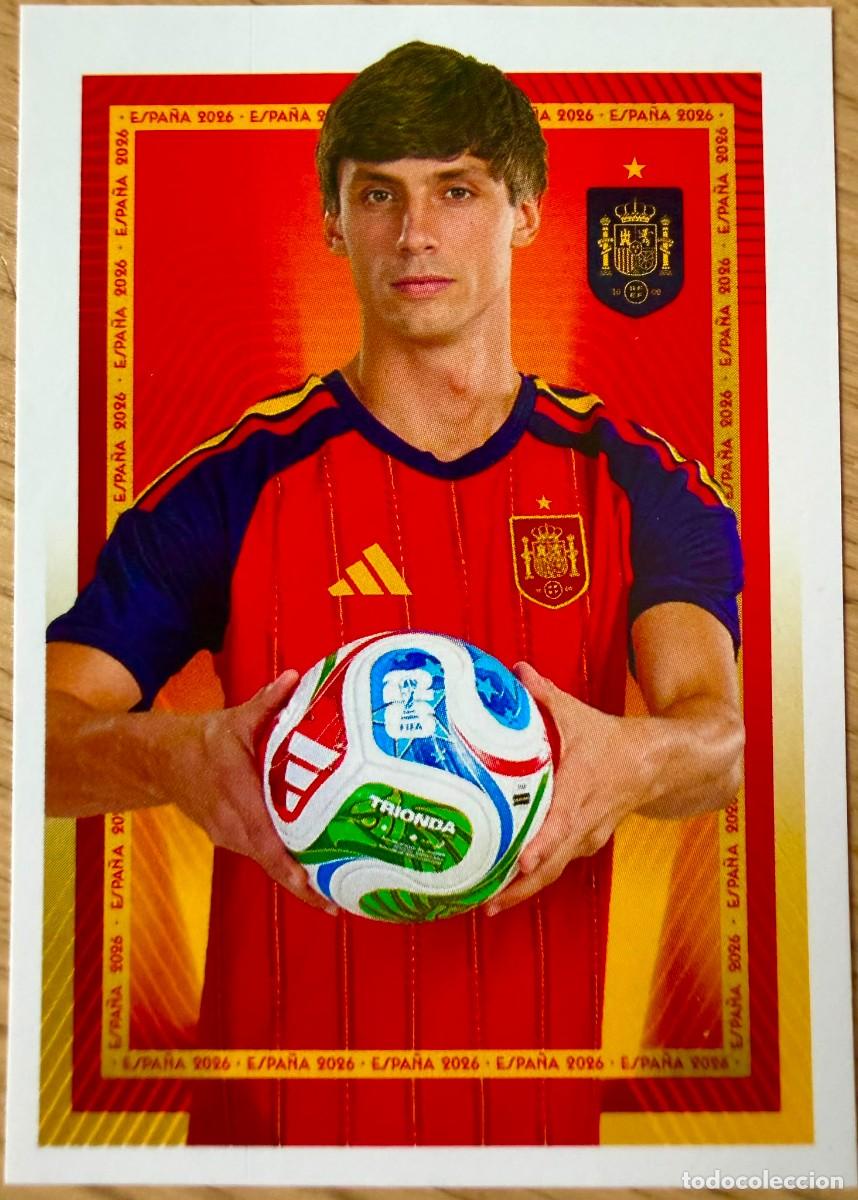 Cromos de f&uacute;tbol: 25 LE NORMAND SELECCION ESPA&Ntilde;OLA CARREFOUR ESPA&Ntilde;A 2026 26 STICKER SIN PEGAR PANINI