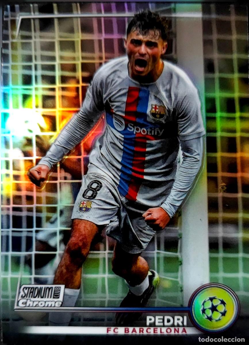 Cromos de f&uacute;tbol: 62 Pedri - FC Barcelona - REFRACTOR - TOPPS Chrome STADIUM 2022 2023 22 23