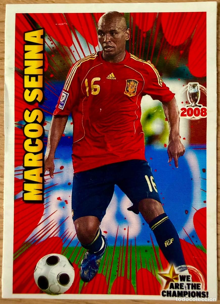 Cromos de f&uacute;tbol: MARCOS SENNA WE ARE THE CHAMPIONS 2012 12 JUGON PANINI SIN PEGAR STICKER CROMOS PARTE LAMINA 6
