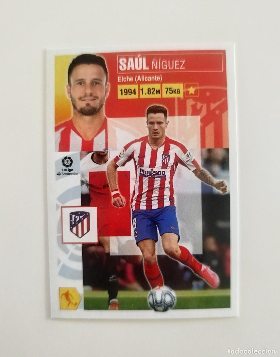 Cromos de f&uacute;tbol: Sa&uacute;l 13 SIN PEGAR NUNCA PEGADO Atl&eacute;tico de Madrid Liga Ediciones Este 20 21 / 2020 2021
