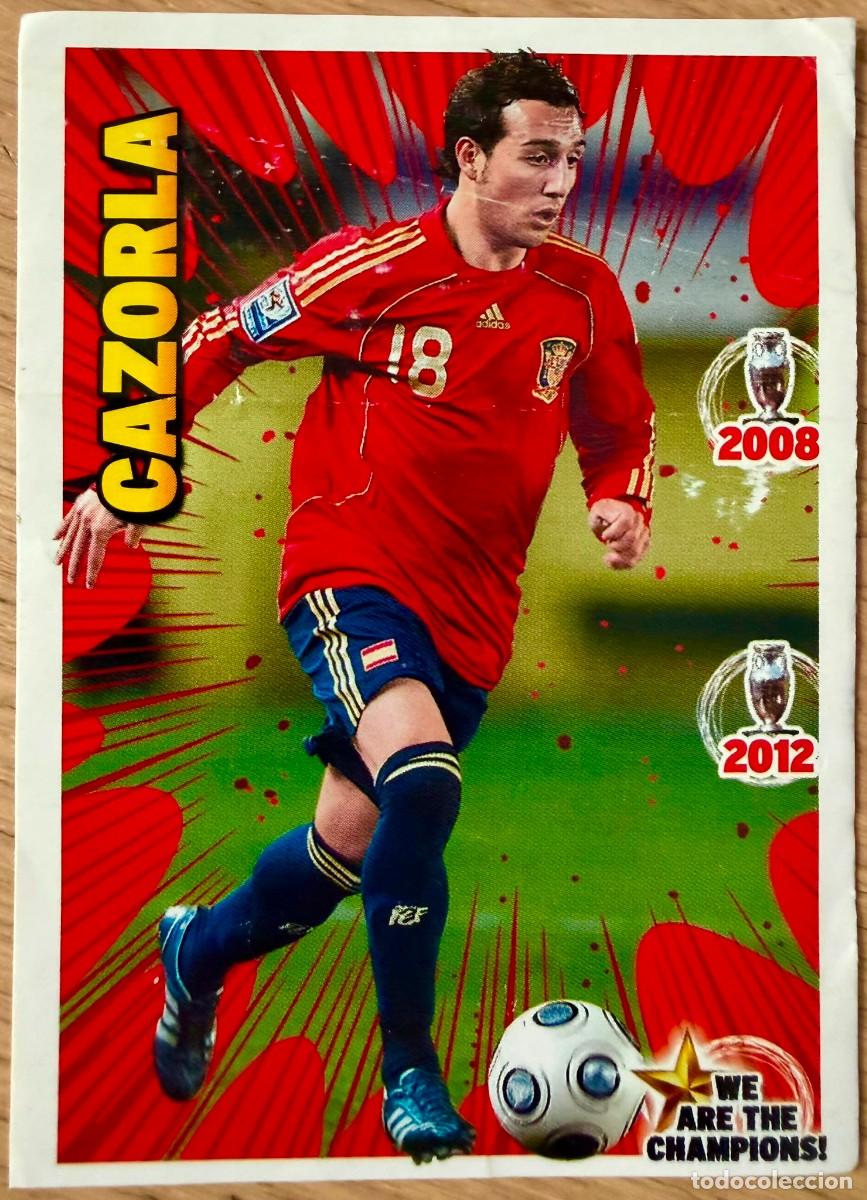 Cromos de f&uacute;tbol: SANTI CAZORLA WE ARE THE CHAMPIONS 2012 12 JUGON PANINI SIN PEGAR STICKER CROMOS PARTE LAMINA 6