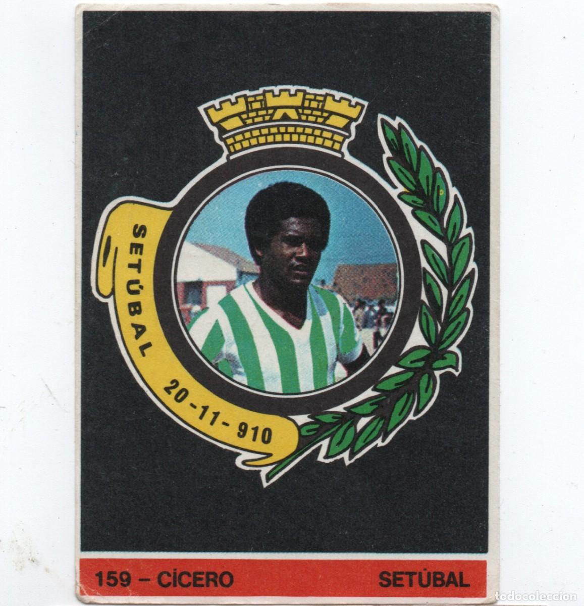 Fu&szlig;ball-Sticker: PORTUGAL OLD FOOTBALL STICKER # 159 - CICERO, SET&Uacute;BAL, NORMAL CONDITION