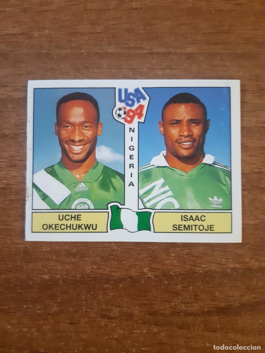 Cromos de f&uacute;tbol: N&deg;238 Okechukwu- Semitoje (Nigeria) Mundial USA 94 PANINI. Nunca pegado, sin pegar