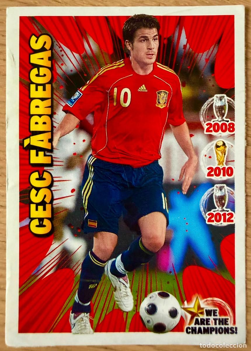 Cartes &agrave; collectionner de Football: CESC FABREGAS WE ARE THE CHAMPIONS 2012 12 JUGON PANINI SIN PEGAR STICKER CROMOS PARTE LAMINA 4