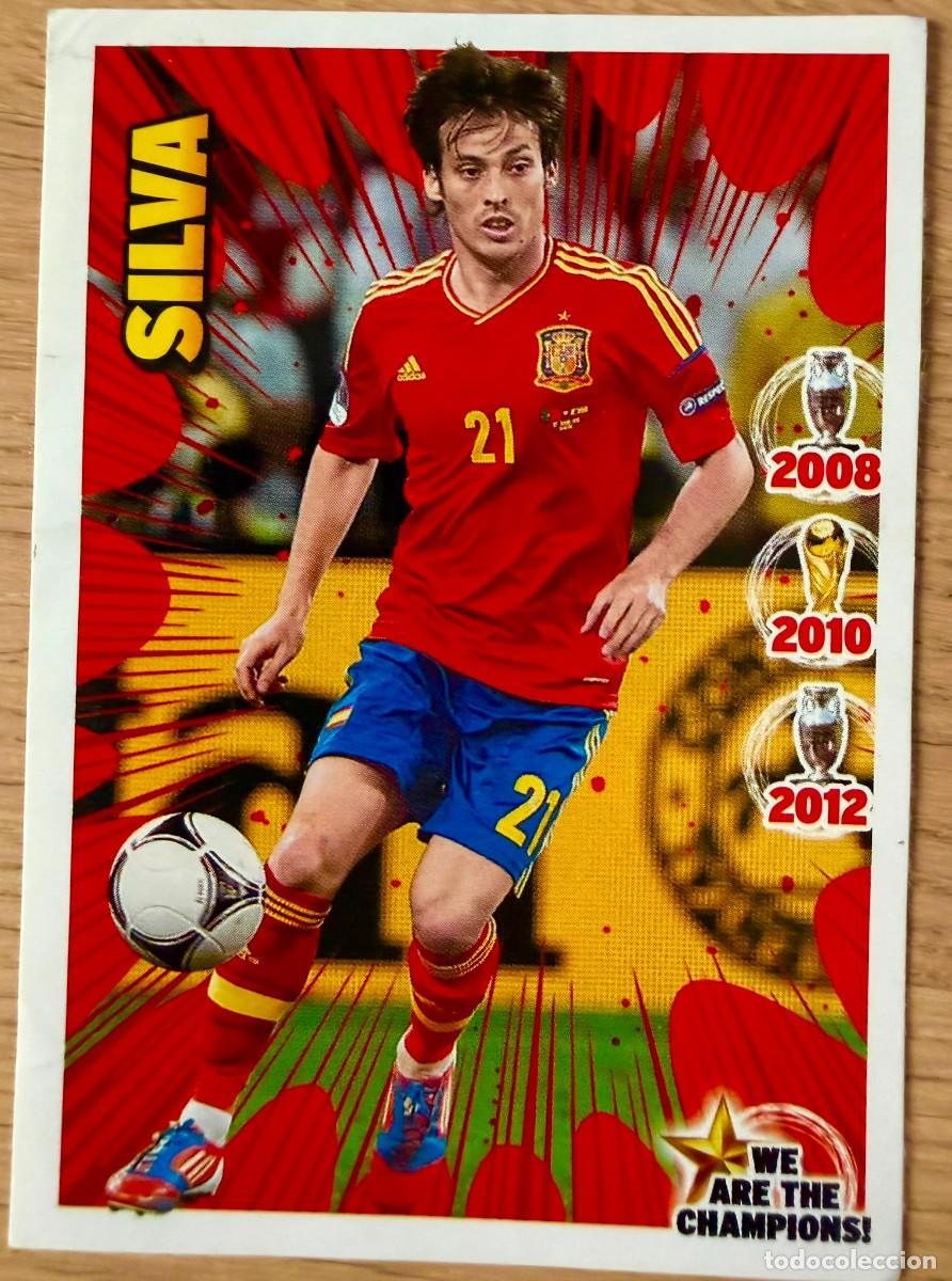 Cartes &agrave; collectionner de Football: DAVID SILVA WE ARE THE CHAMPIONS 2012 12 JUGON PANINI SIN PEGAR STICKER CROMOS PARTE LAMINA 5