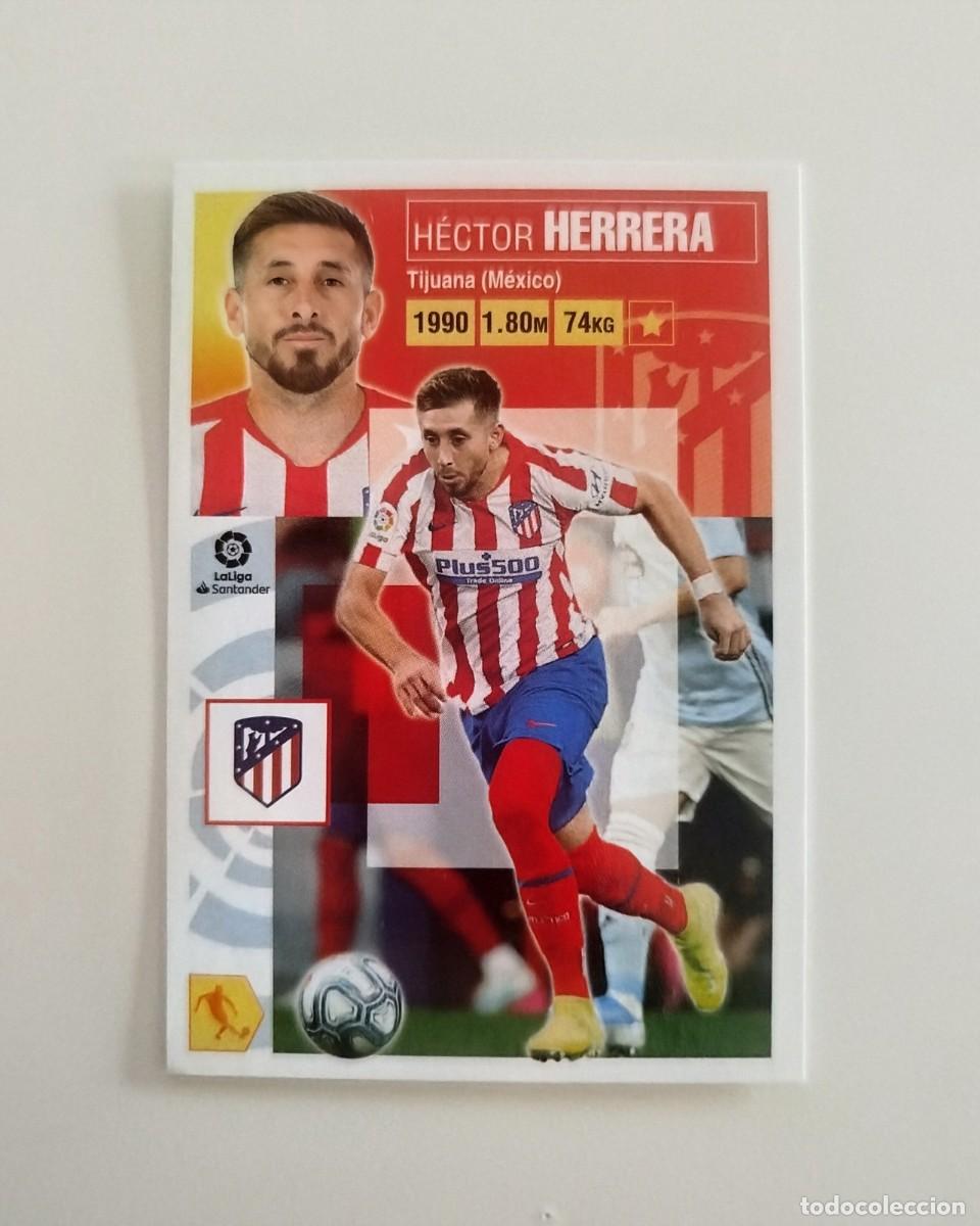 Cromos de f&uacute;tbol: Herrera 11B SIN PEGAR NUNCA PEGADO Atl&eacute;tico de Madrid Liga Ediciones Este 20 21 / 2020 2021