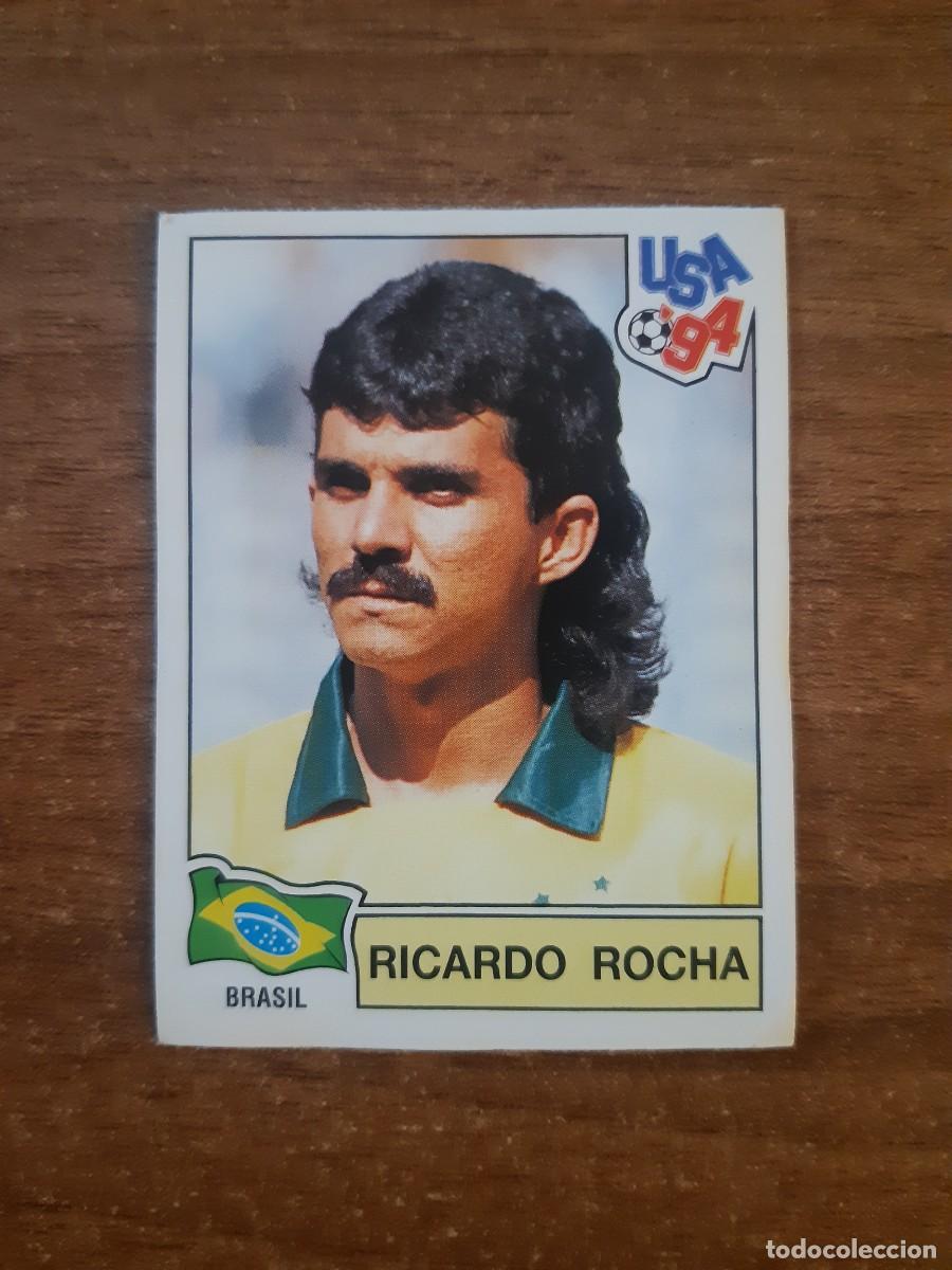 Cromos de f&uacute;tbol: N&deg;95 Ricardo Rocha (Brasil) Mundial USA 94 PANINI. Nunca pegado, sin pegar