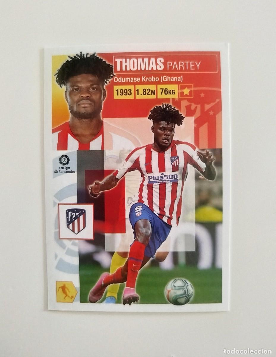 Cromos de f&uacute;tbol: Thomas 11A SIN PEGAR NUNCA PEGADO Atl&eacute;tico de Madrid Liga Ediciones Este 20 21 / 2020 2021