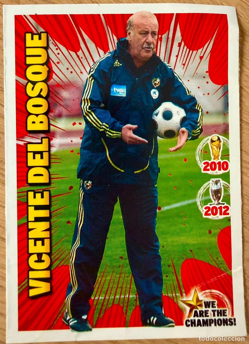 Fu&szlig;ball-Sticker: VICENTE DEL BOSQUE WE ARE THE CHAMPIONS 2012 12 JUGON PANINI SIN PEGAR STICKER CROMOS PARTE LAMINA 6