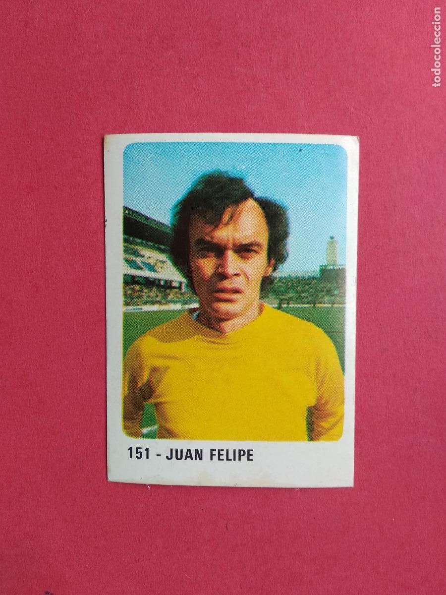 Cartes &agrave; collectionner de Football: EDITORIAL CROMO CROM PANINI LIGA 80 81 1980 1981 DESPEGADO LAS PALMAS N&ordm; 151 JUAN FELIPE
