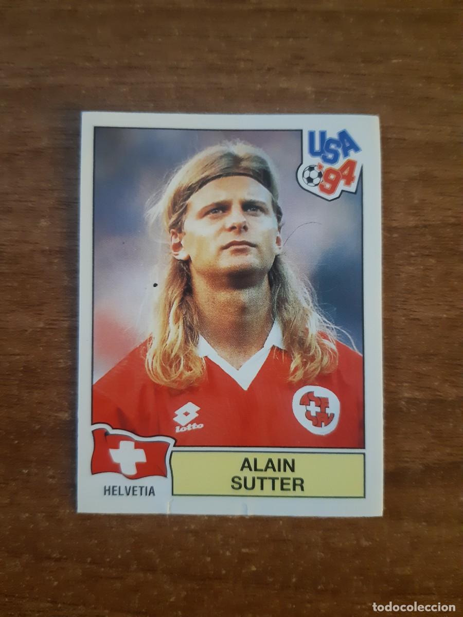 Cartes &agrave; collectionner de Football: N&deg;46 Alain Sutter (Suiza) Mundial USA 94 PANINI. Nunca pegado, sin pegar
