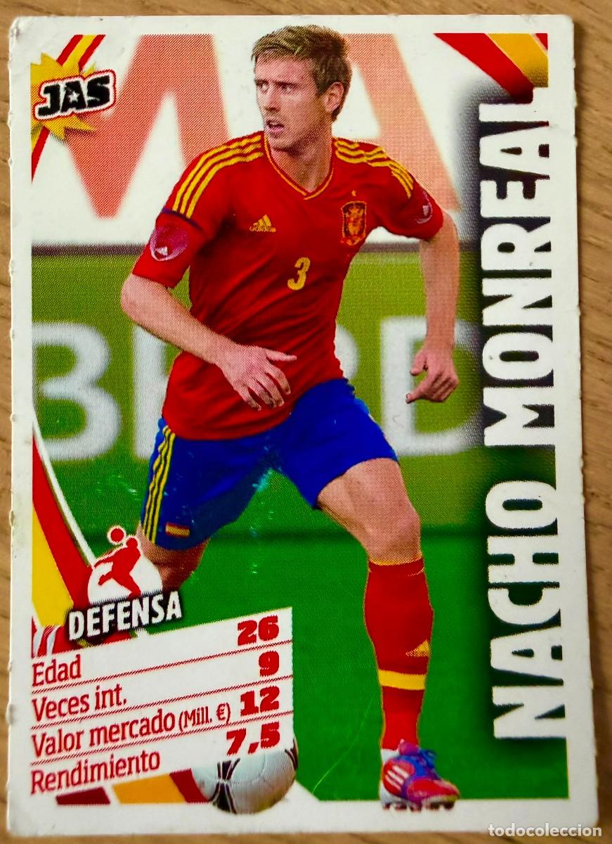 Cartes &agrave; collectionner de Football: NACHO MONREAL ESPA&Ntilde;A JAS ALL STARS JUGON 2012 2013 12 13 PANINI CARTAS FUTBOL CROMOS