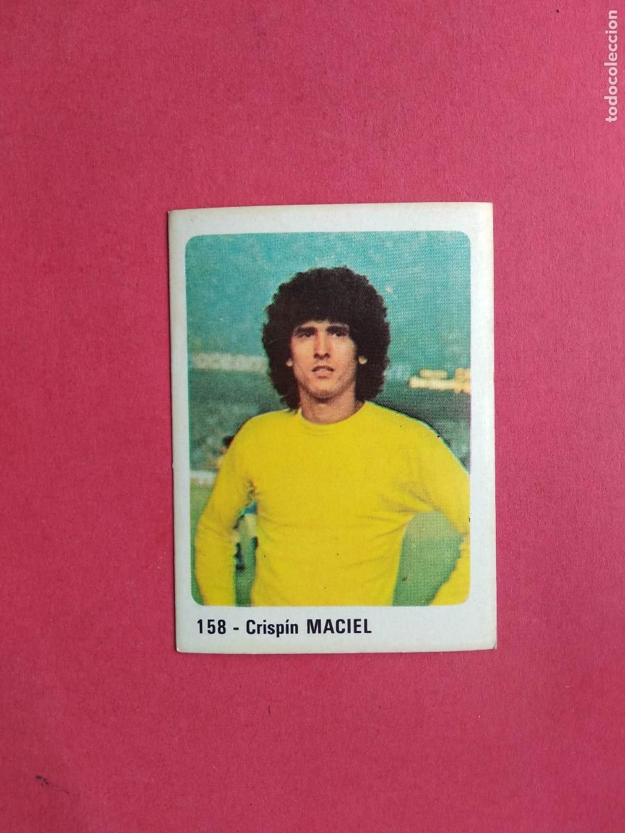 Cartes &agrave; collectionner de Football: EDITORIAL CROMO CROM PANINI LIGA 80 81 1980 1981 DESPEGADO LAS PALMAS N&ordm; 158 MACIEL