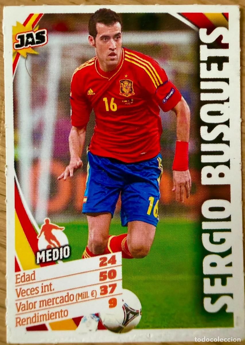 Cartes &agrave; collectionner de Football: SERGIO BUSQUET ESPA&Ntilde;A JAS ALL STARS JUGON 2012 2013 12 13 PANINI CARTAS FUTBOL CROMOS