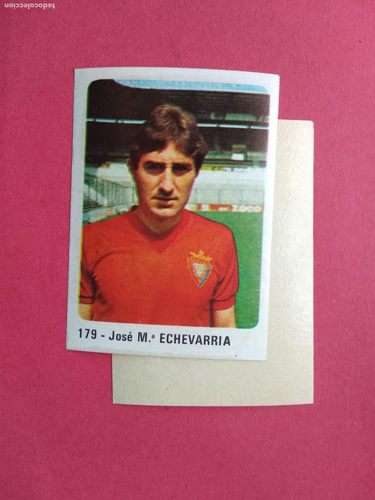 Cartes &agrave; collectionner de Football: EDITORIAL CROMO CROM PANINI LIGA 80 81 1980 1981 DESPEGADO OSASUNA N&ordm; 179 ECHEVARRIA