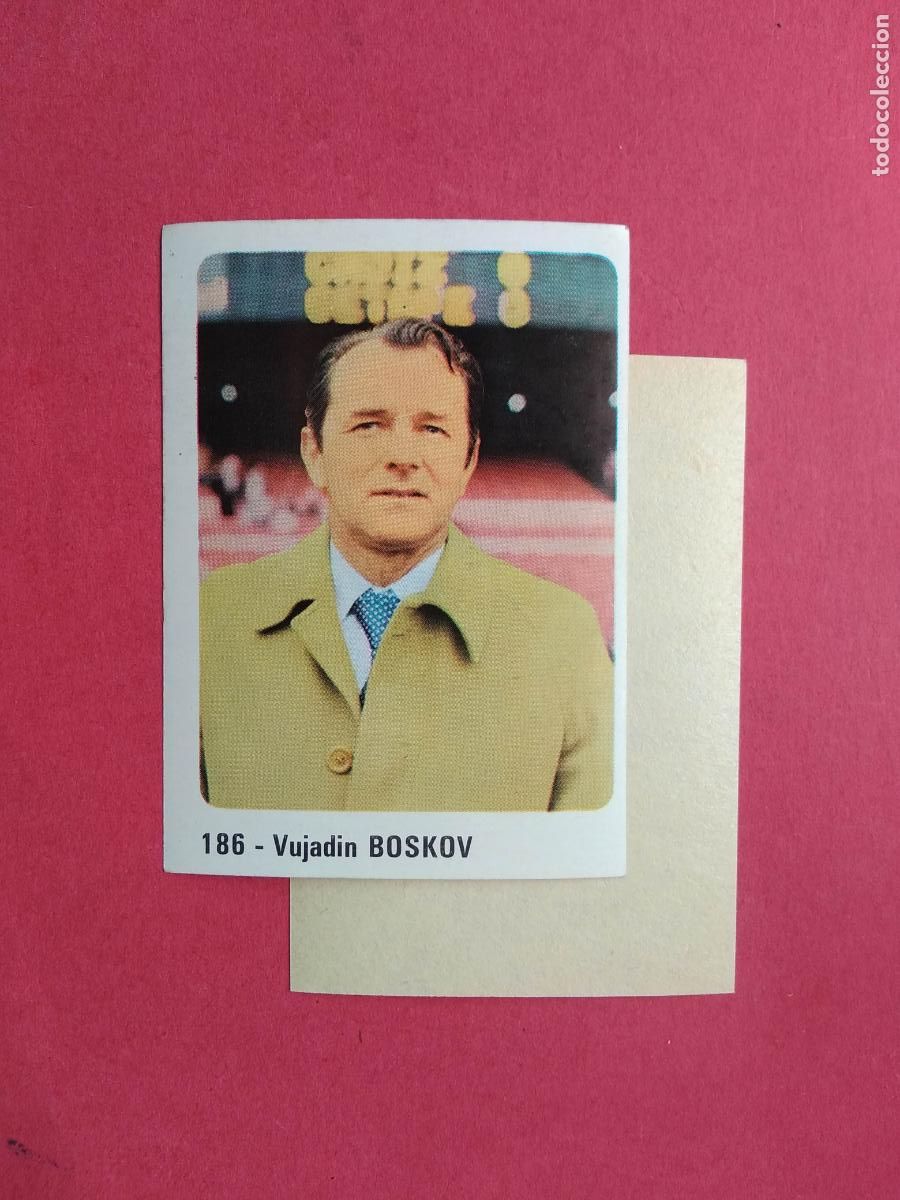 Cromos de f&uacute;tbol: EDITORIAL CROMO CROM PANINI LIGA 80 81 1980 1981 DESPEGADO REAL MADRID N&ordm; 186 BOSKOV