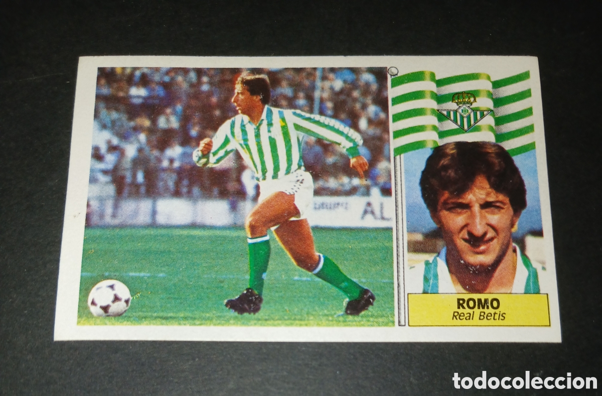 Cromos de f&uacute;tbol: Cromo Romo - Real Betis - Ediciones Este Liga 1986/1987 (86-87) - Nuevo Sin Pegar