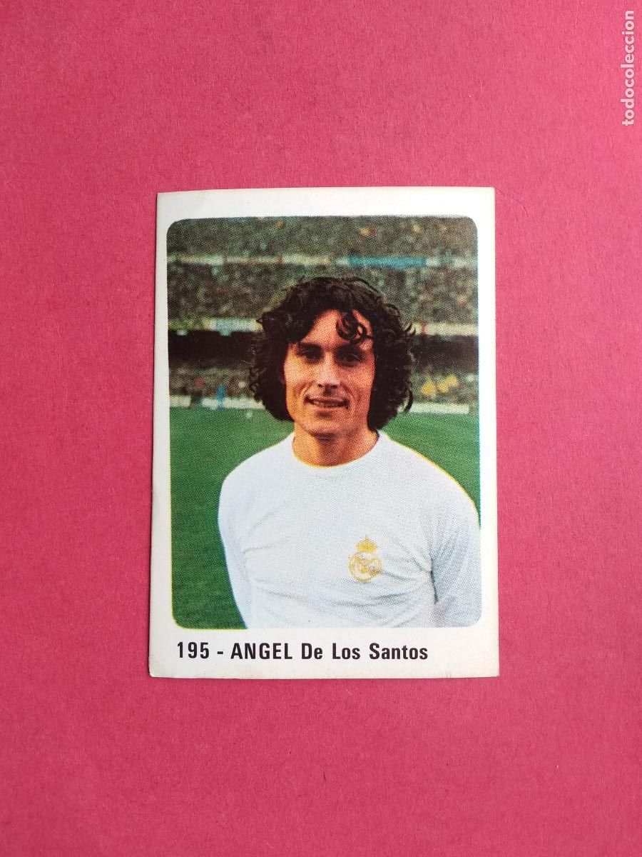 Cromos de f&uacute;tbol: EDITORIAL CROMO CROM PANINI LIGA 80 81 1980 1981 DESPEGADO REAL MADRID N&ordm; 195 ANGEL