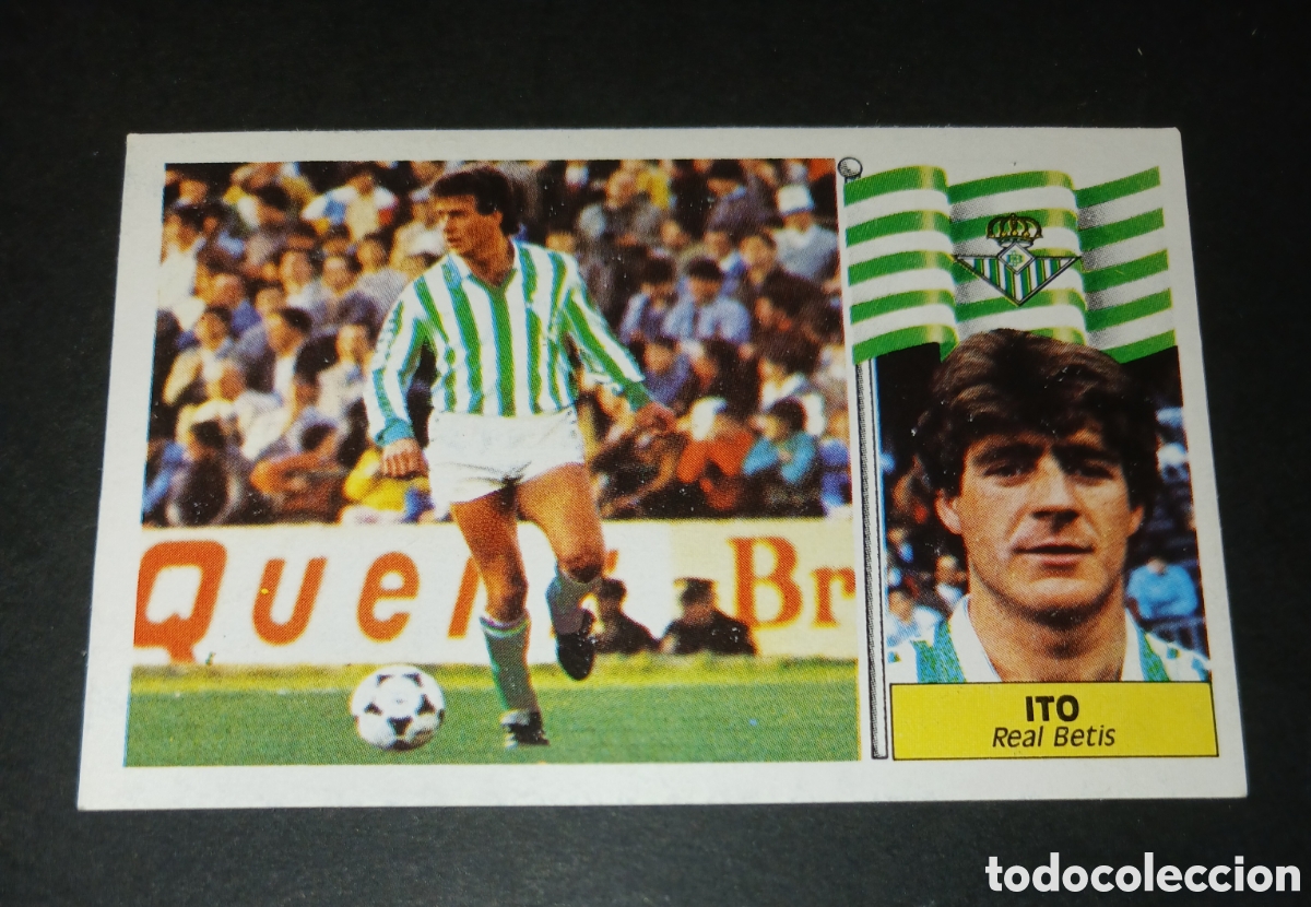 Cromos de f&uacute;tbol: Cromo Ito - Real Betis - Ediciones Este Liga 1986/1987 (86-87) - Nuevo Sin Pegar