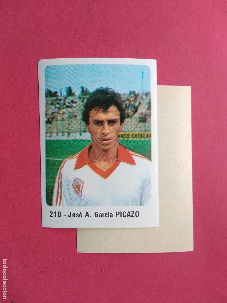 Cromos de f&uacute;tbol: EDITORIAL CROMO CROM PANINI LIGA 80 81 1980 1981 DESPEGADO REAL MURCIA N&ordm; 210 PICAZO