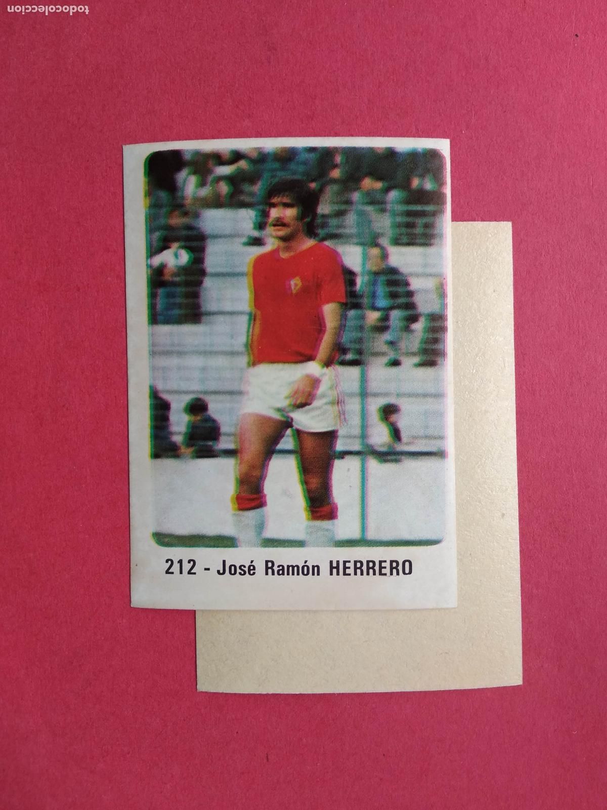 Cromos de f&uacute;tbol: EDITORIAL CROMO CROM PANINI LIGA 80 81 1980 1981 DESPEGADO REAL MURCIA N&ordm; 212 HERRERO
