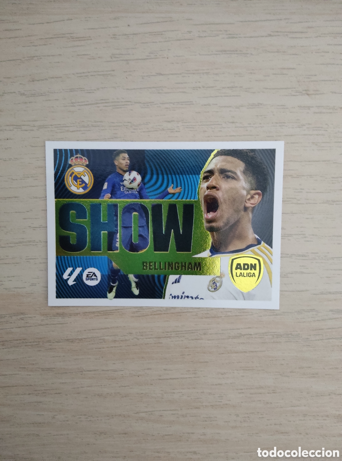 Cromos de f&uacute;tbol: 2 JUDE BELLINGHAM ADN LIGA SHOW LIGA ESTE 2024 2025