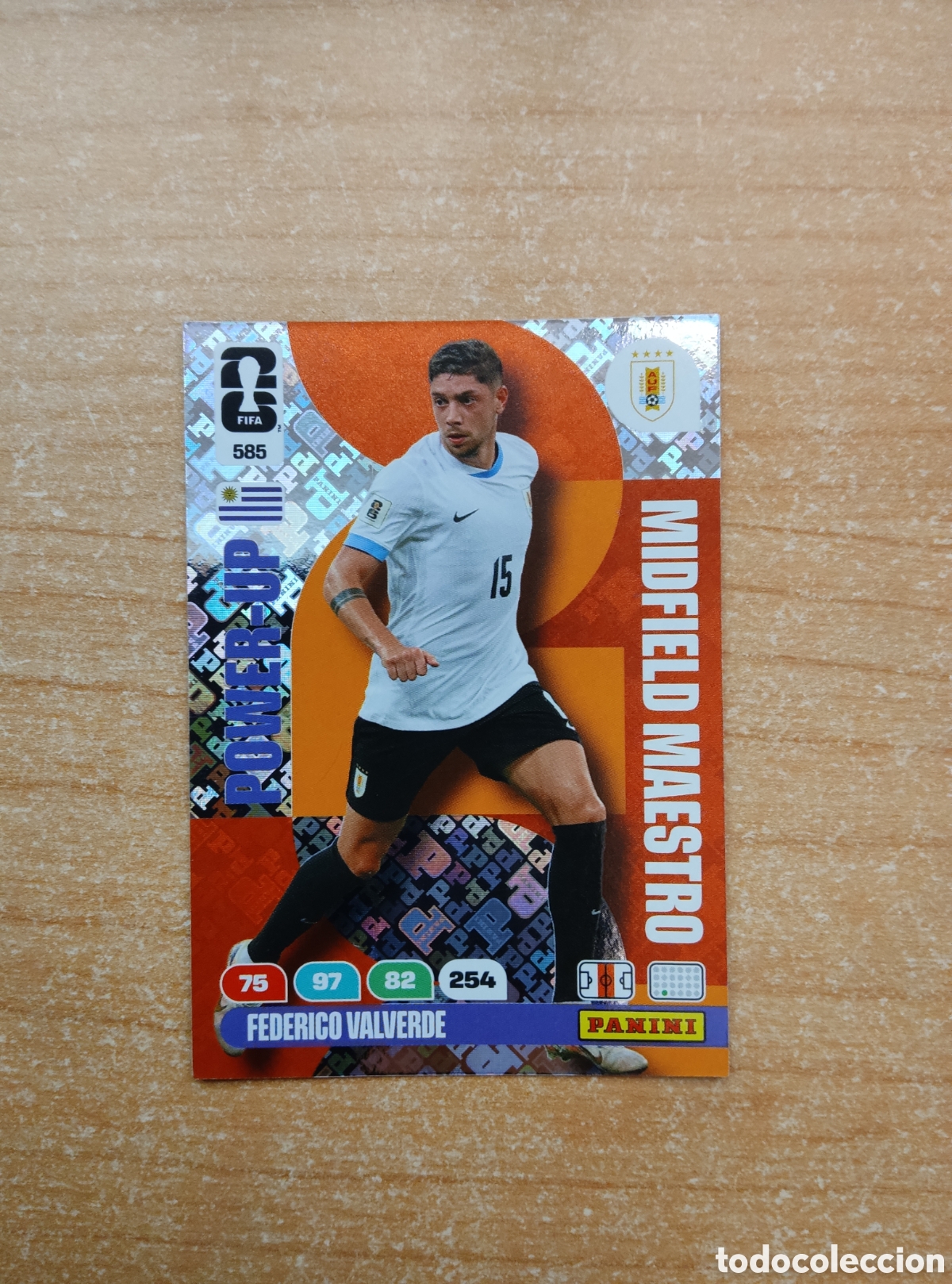 Cromos de f&uacute;tbol: 585 FEDERICO VALVERDE ADRENALYN XL MUNDIAL 2026
