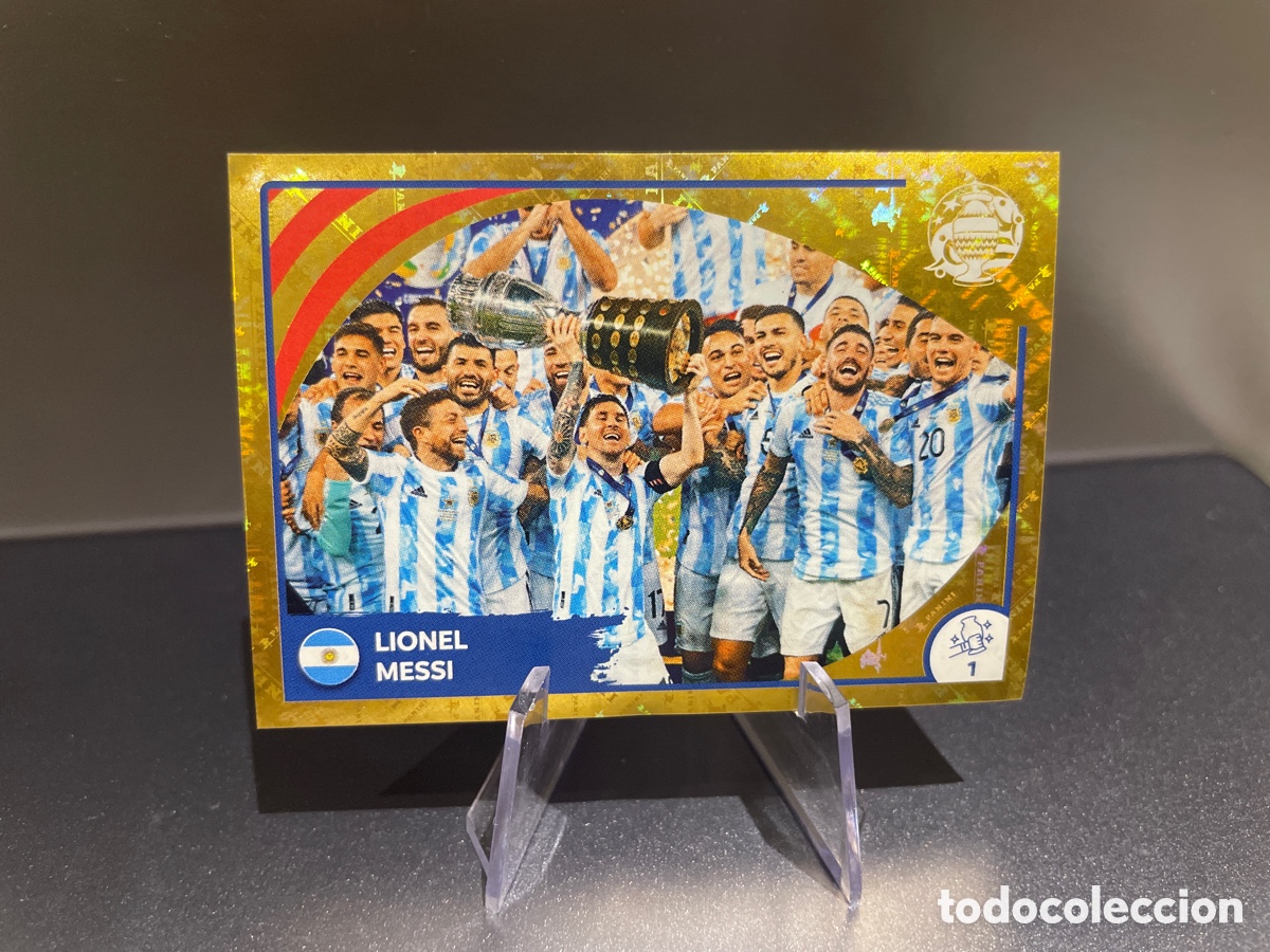 Cromos de f&uacute;tbol: Lionel Messi LEG6 Campeon Panini Copa America USA 2024 Argentina