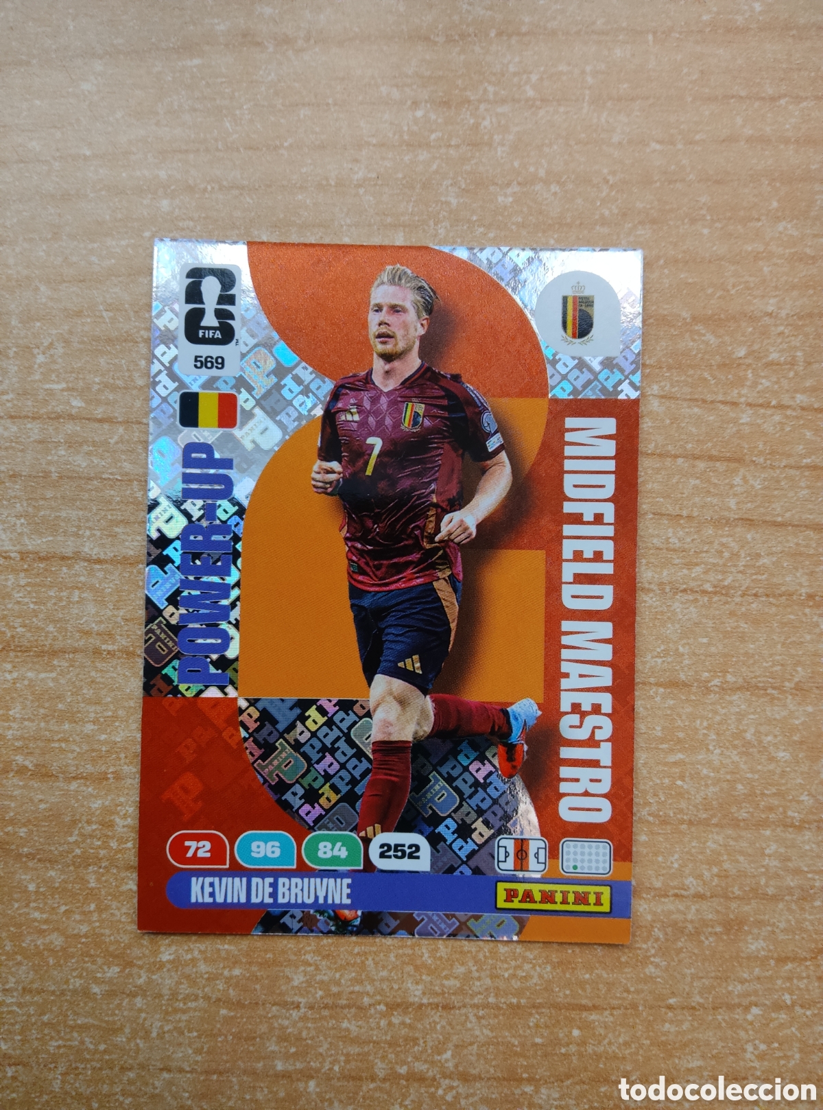 Cromos de f&uacute;tbol: 569 KEVIN DE BRUYNE ADRENALYN XL MUNDIAL 2026