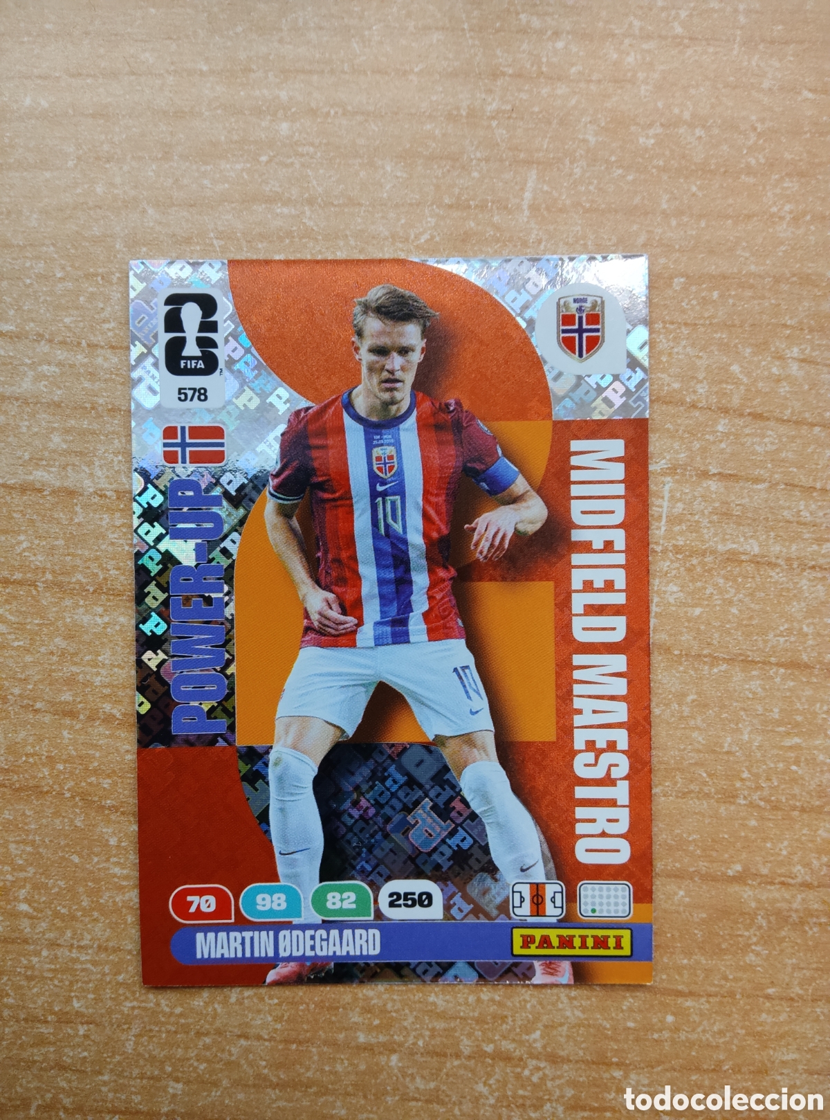Cromos de f&uacute;tbol: 578 MARTIN ODEGAARD ADRENALYN XL MUNDIAL 2026
