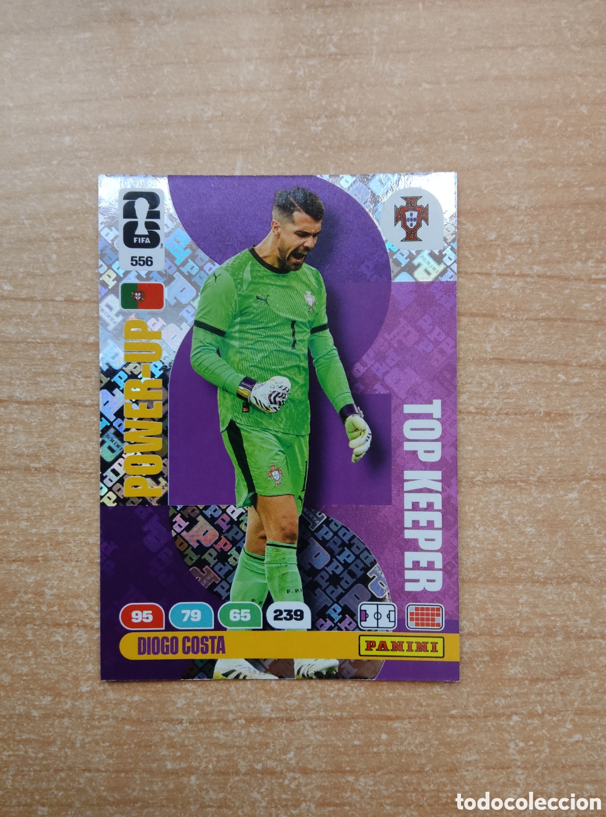 Cromos de f&uacute;tbol: 556 DIOGO COSTA ADRENALYN XL MUNDIAL 2026 TOP KEEPER