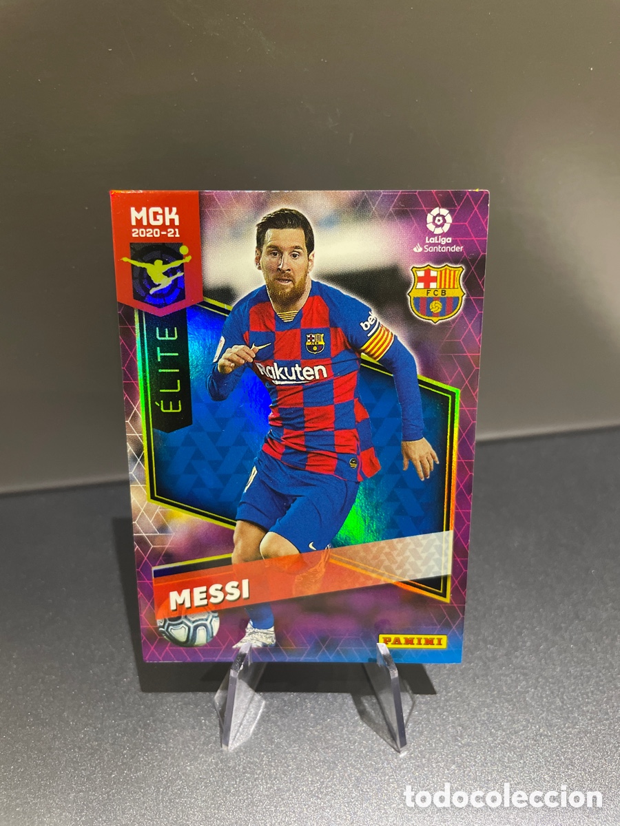 Cromos de f&uacute;tbol: Lionel Messi 378 Elite C&oacute;smico MGK 2020-21 FC Barcelona Megacracks