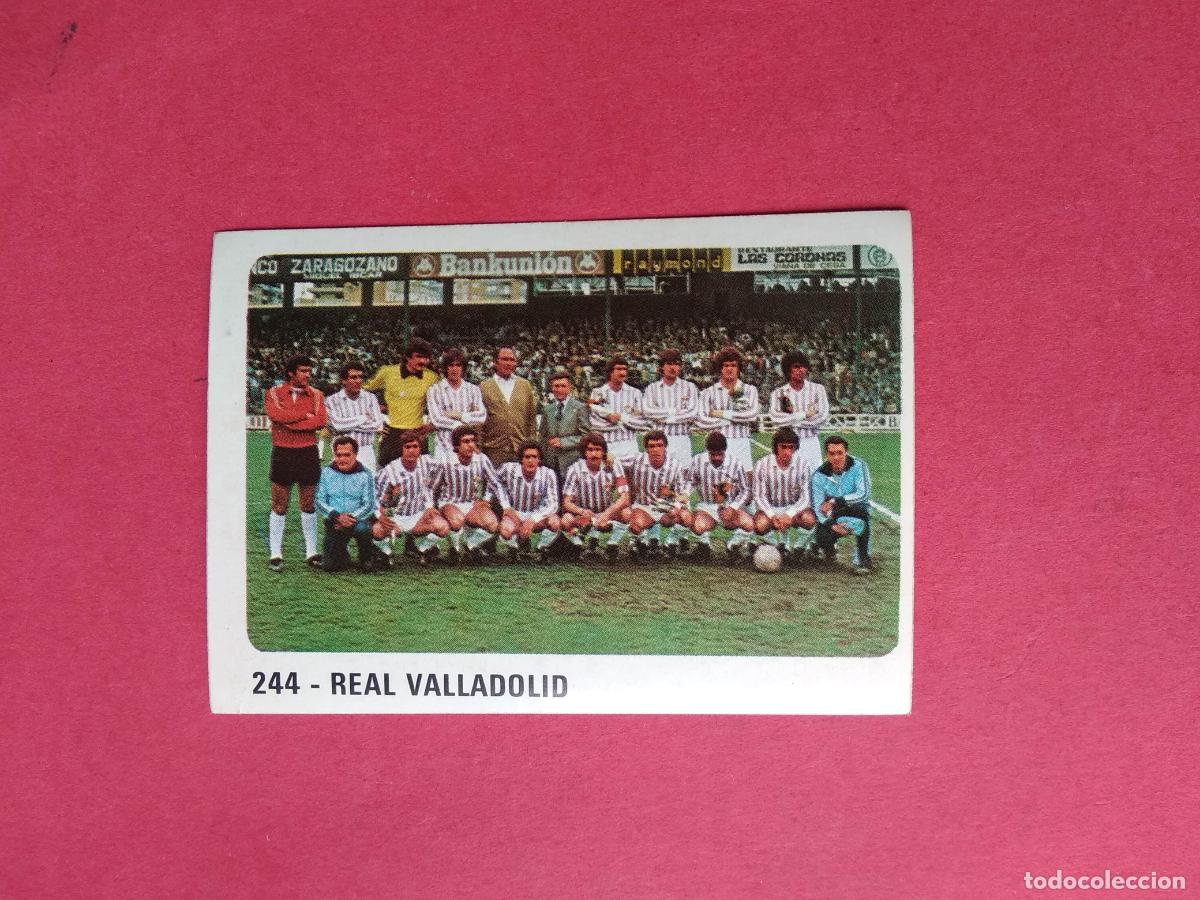 Cromos de f&uacute;tbol: EDITORIAL CROMO CROM PANINI LIGA 80 81 1980 1981 DESPEGADO REAL VALLADOLID N&ordm; 244 PLANTILLA