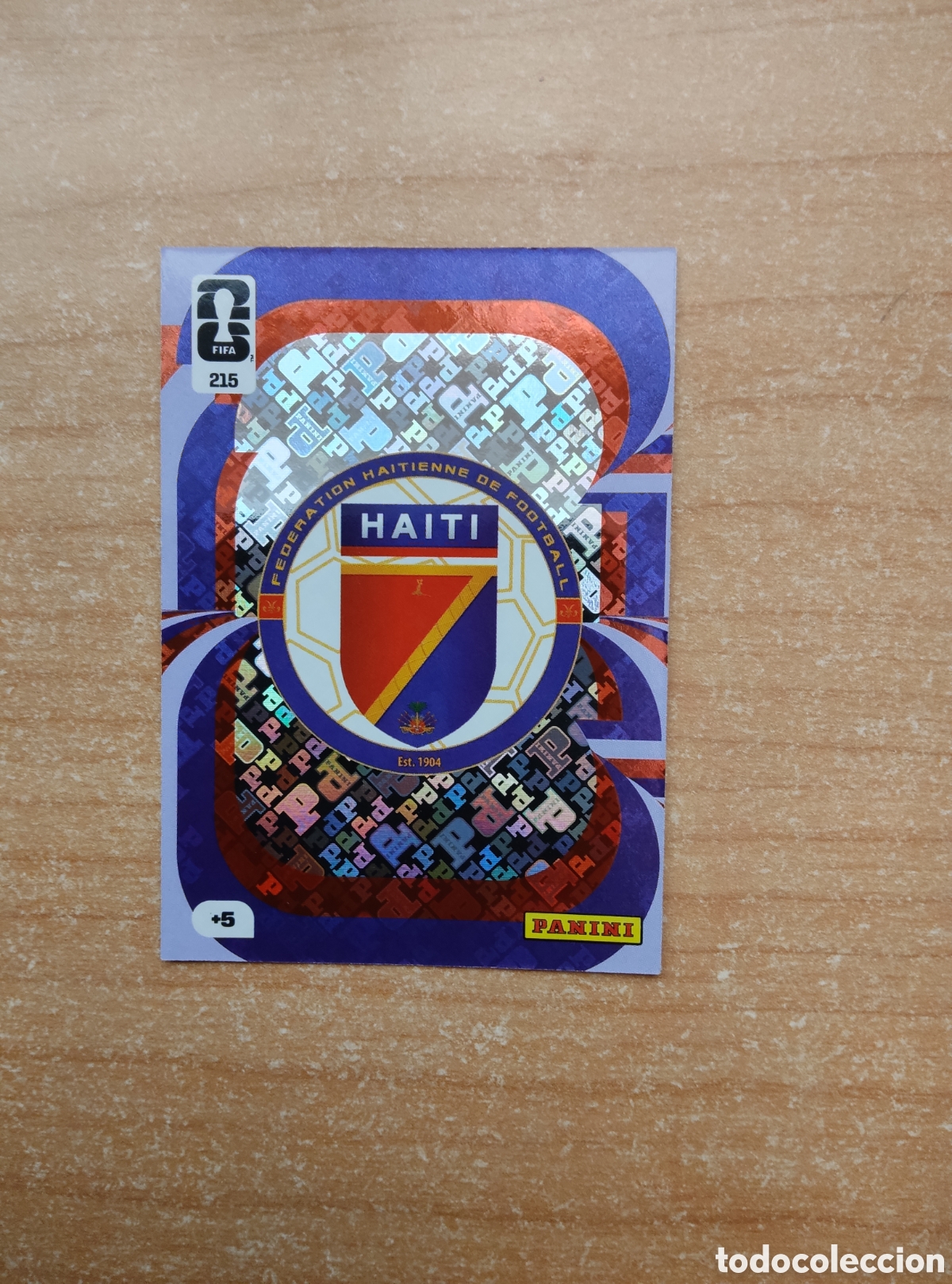 Cromos de f&uacute;tbol: 215 ESCUDO HAIT&Iacute; ADRENALYN XL MUNDIAL 2026