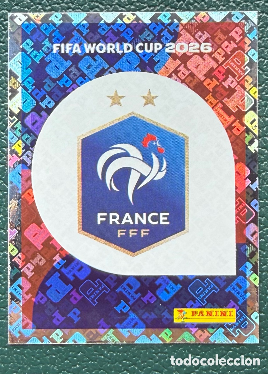 Football Stickers: FRA 1 ESCUDO FRANCIA CROMOS ALBUM FIFA WORLD CUP MUNDIAL 2026 PANINI