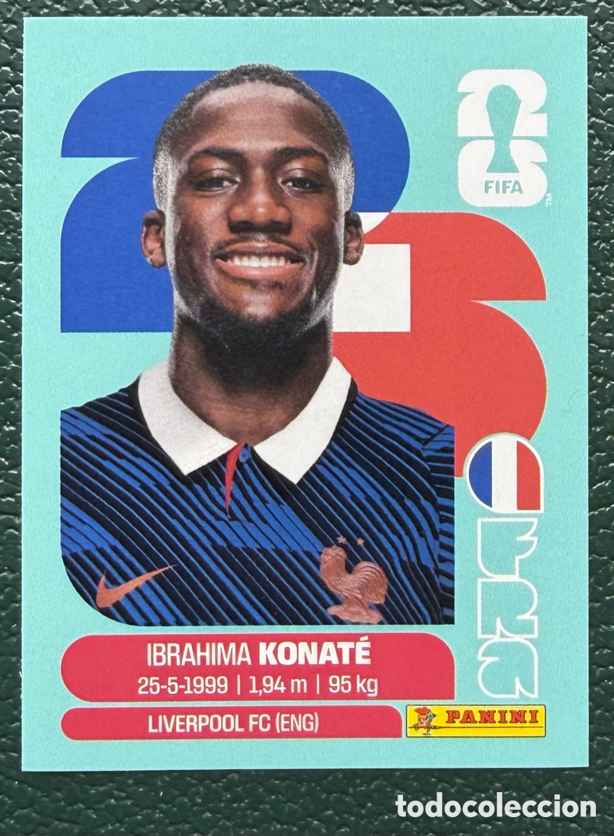 Football Stickers: FRA 6 IBRAHIMA KONATE FRANCIA CROMOS ALBUM FIFA WORLD CUP MUNDIAL 2026 PANINI